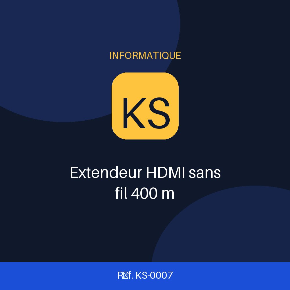Extendeur HDMI sans fil 400 m
