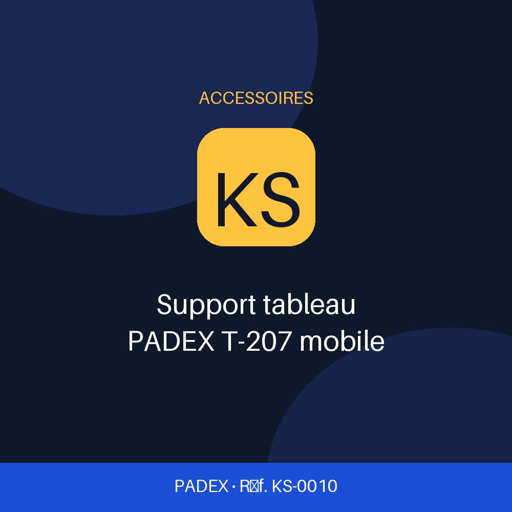 Support tableau PADEX T-207 mobile
